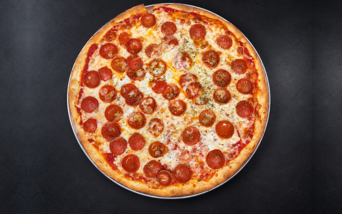 12-inch hand-tossed pepperoni pizza